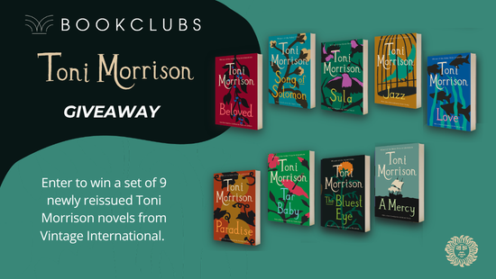 Enter to Win 9 Toni Morrison Novels